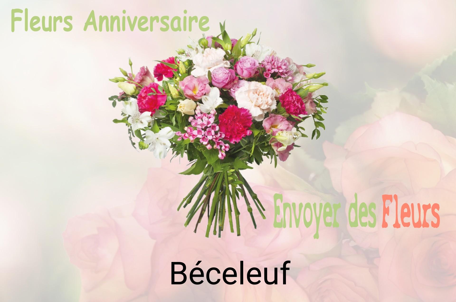 Bouquet de fleurs d’anniversaire livré à Béceleuf